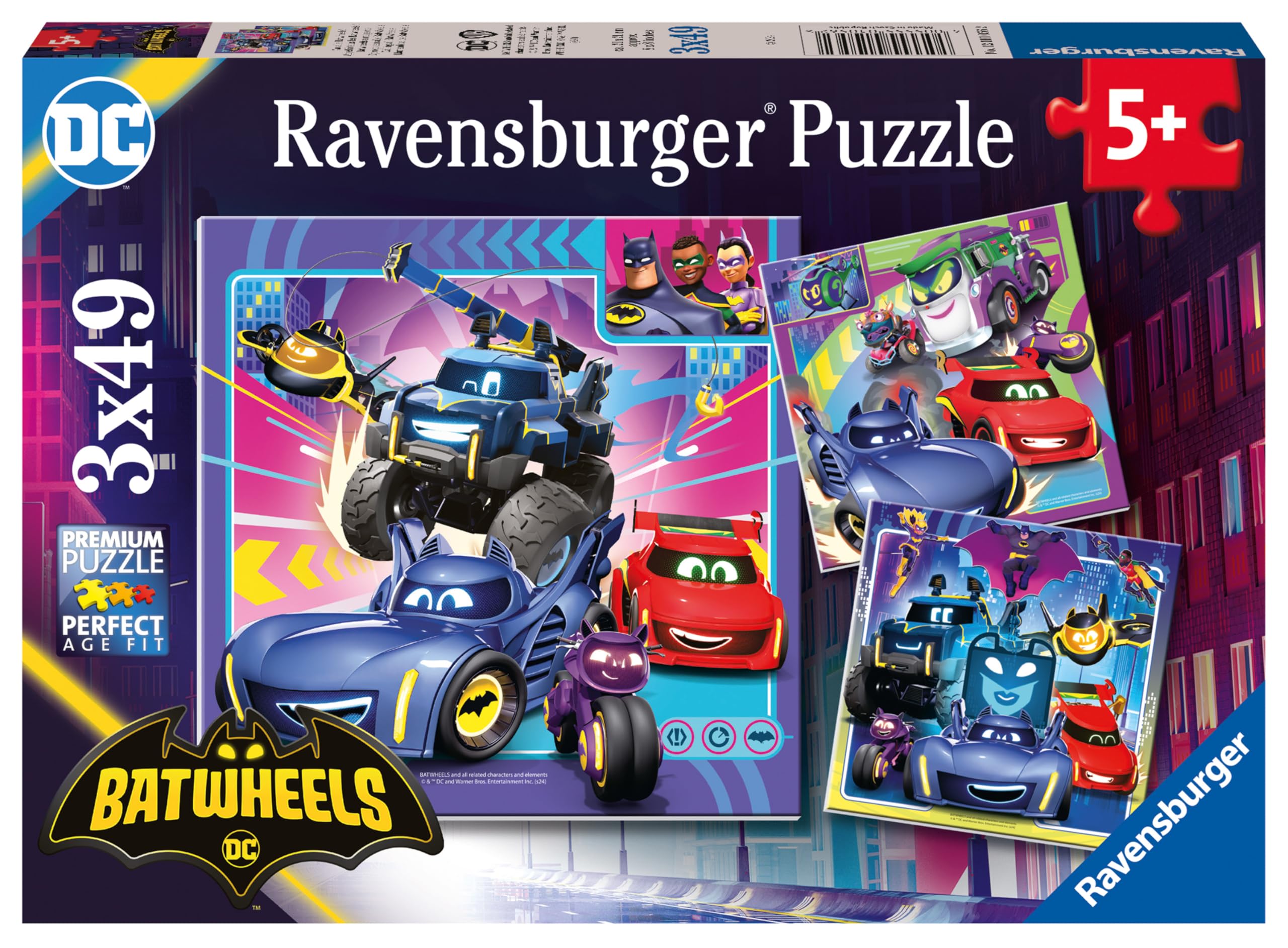 Ravensburger Batman Batwheels Jigsaw Puzzle for Kids Age 3 Years Up - 35 Pieces-Educational Toddler Toys and Games