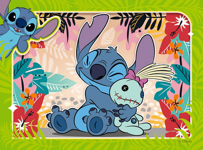 Ravensburger Disney Stitch Jigsaw Puzzles for Kids Age 3 Years Up - 4 in a Box (12, 16, 20, 24 Pieces) - Educational Toys and Games for Children