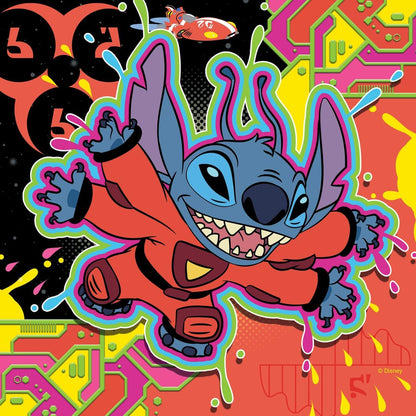 Ravensburger Disney Stitch Jigsaw Puzzles for Kids Age 5 Years Up - 3x 49 Pieces