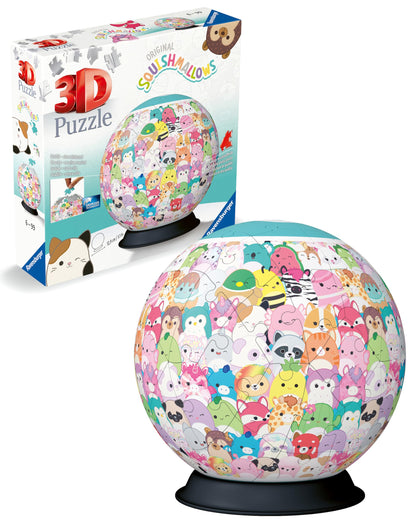 Ravensburger Squishmallows Easter Gifts - 3D Jigsaw Puzzle for Adults and Kids Age 6 Years Up - 72 Pieces - No Glue Required