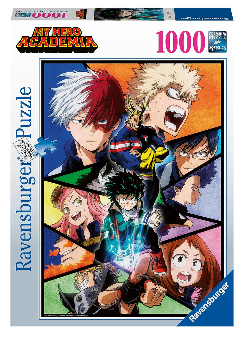 Ravensburger - Puzzle: My Hero Academia, Puzzle 1000 Pieces, Puzzles for Adults, Puzzle 1000 Pieces Adults, Glue Puzzle to Frame Puzzles, Puzzles Adults and Children, 70x50cm