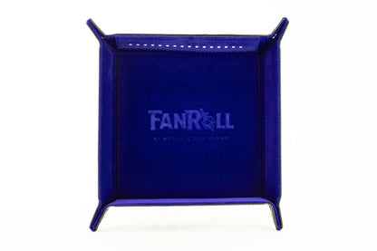 Metallic Dice Games FanRoll Black Light Tray