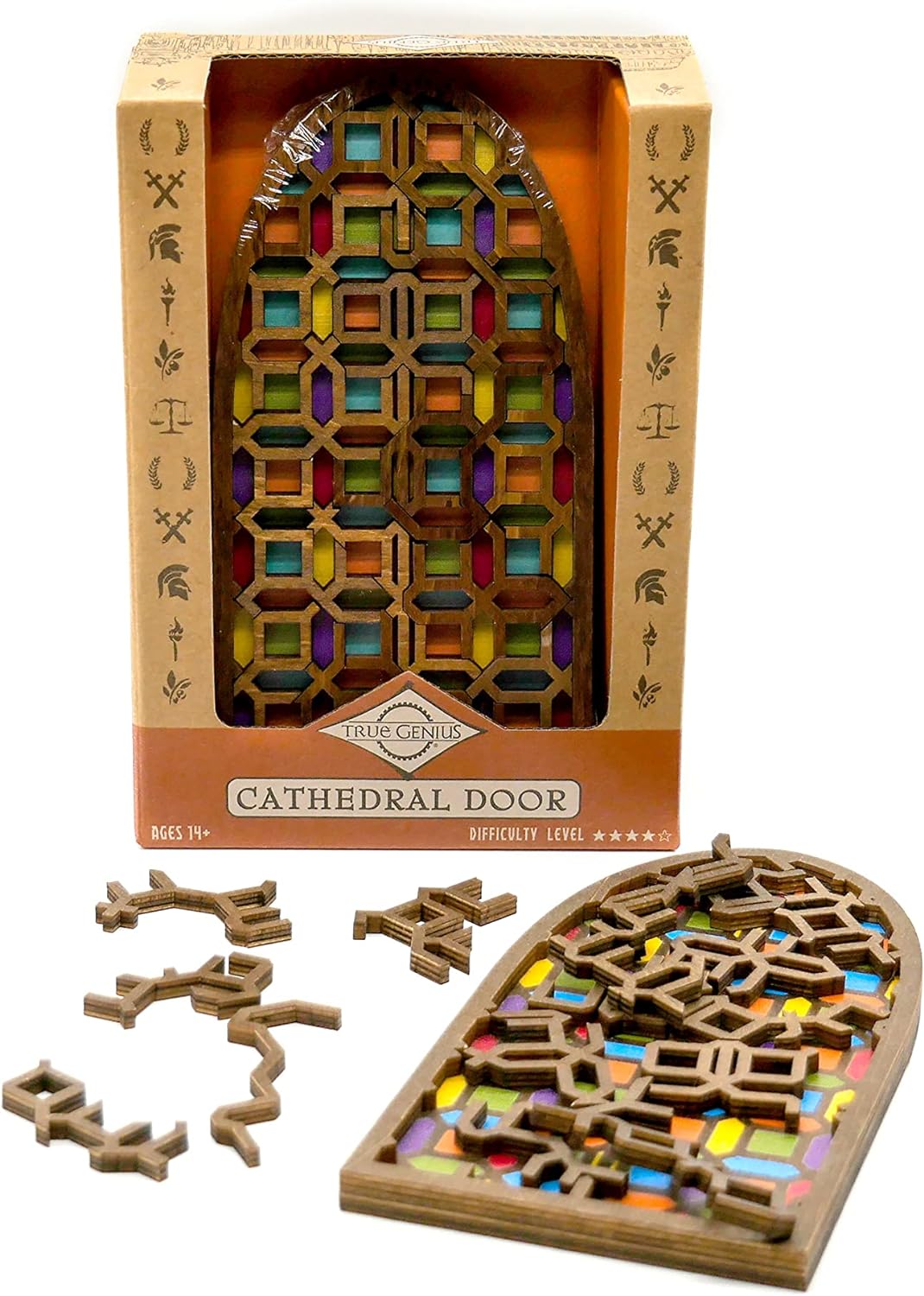 Project Genius TG414 Cathedral Door Puzzle, Multicolor, One Size