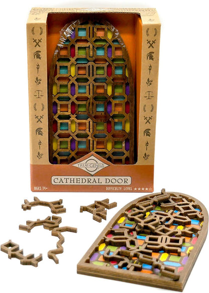 Project Genius TG414 Cathedral Door Puzzle, Multicolor, One Size