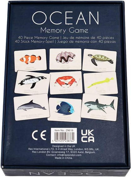 Rex London Children's Ocean Memory Game (40 Pieces