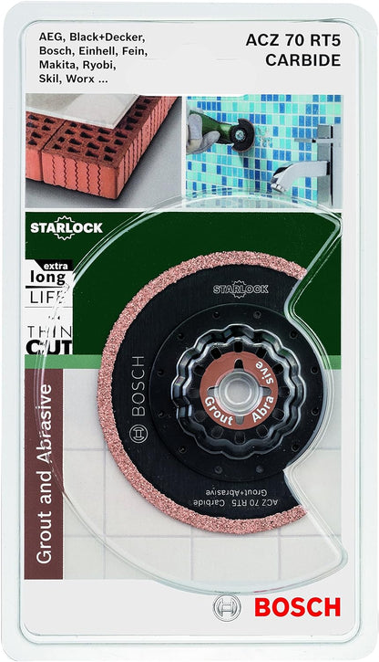 Bosch Starlock Multitoolaccessoire - Acz 70 Rt5 Carbide Riff Segmentzaagblad - [Dutch Import]