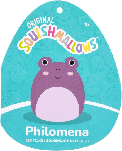 Squishmallows SQCR05471 16-Inch-Philomena Toad with Purple Belly, Multicolour