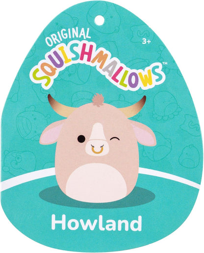 Squishmallows SQCR05472 16-Inch-Howland The Peach Brahma Bull, Multicolour