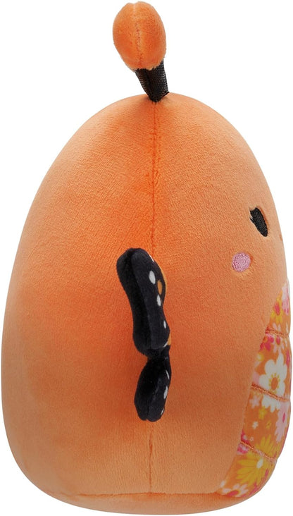 Squishmallows SQCR05473 16-Inch-Mony The Orange Monarch Butterfly with a Floral Belly, Multicolour