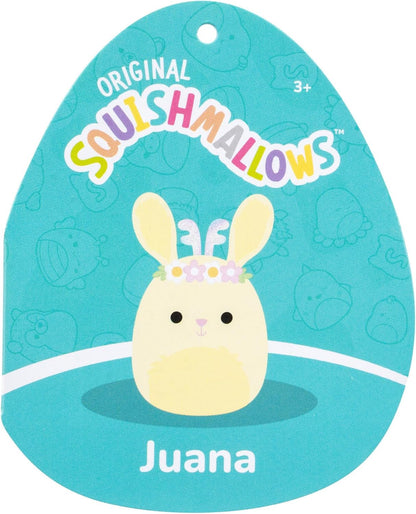 Squishmallows SQCR05474 16-Inch-Juana The Light Yellow Jackalope, Multicolour