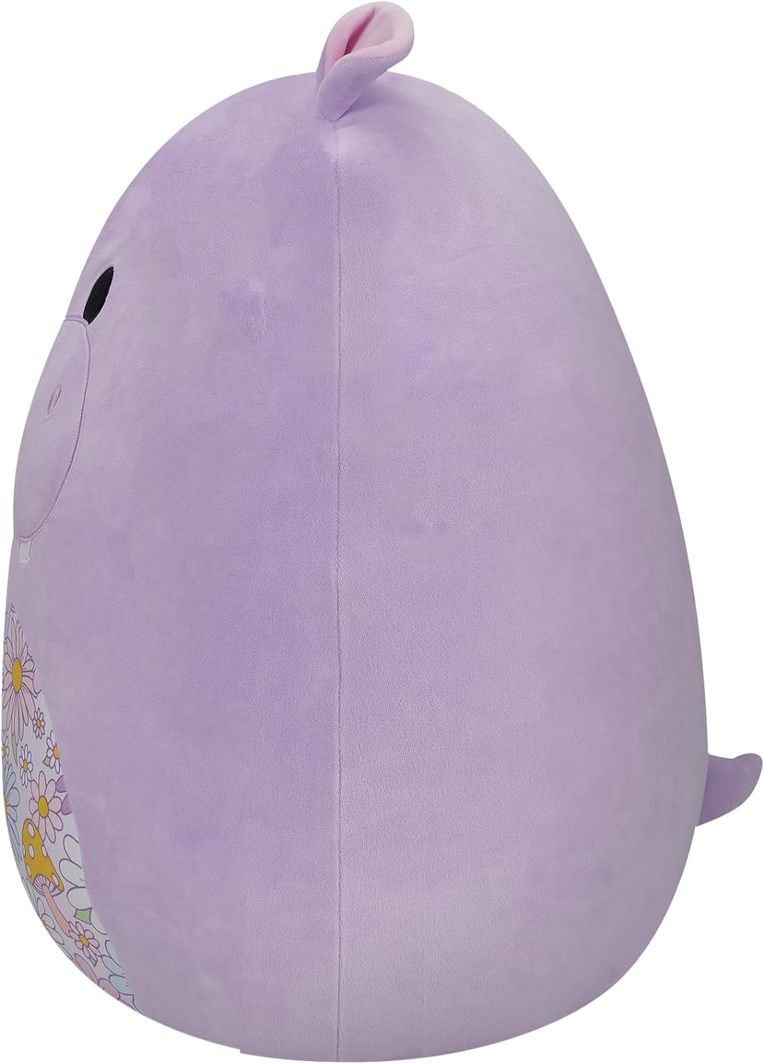Squishmallows SQCR05494 20-Inch-Hanna The Purple Hippo with a Floral Belly, Multicolour