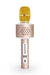 MusicMan 4611 Karaoke Microphone Pro BT X35 (Bluetooth, Compatible with Smartphone, iPhone TWS Function) Gold/Silver Gold Silver