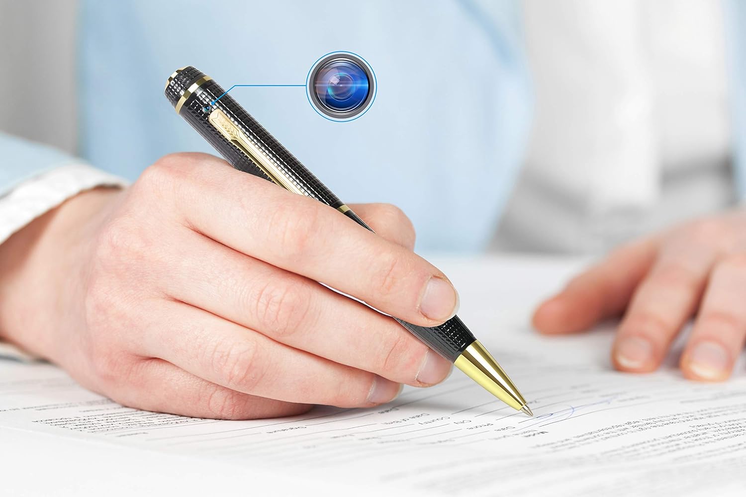 Technaxx VIP Pen FullHD 8GB TX-112 Ballpoint Pen with FullHD Camera for Video and Sound Recording