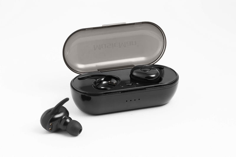 Music Man Mini TWS In-Ear Headset Wireless Earphones Bluetooth Headphones Cordless Earbuds Headset for Sport Running HD Stereo Wake Up Touch Control for Smartphones BT-X49