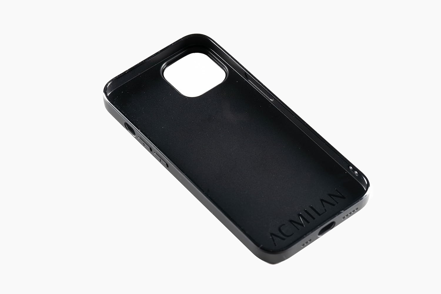 Celly, Case for iPhone 14, Milan Line, Colour Black, Soft Touch, Made from 100% Recycled TPU and Global Recycled Standard Certified, with Side Protection iPhone 14 case