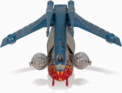 Star Wars Micro Galaxy Squadron Republic Gunship (Muunilinst-10) - 8-Inch Starfighter Class Vehicle with Three Micro Figure Accessoriesories
