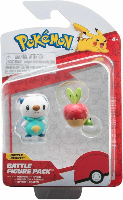 Pokemon - Battle Figure Pack (Oshawott + Applin) /Toys