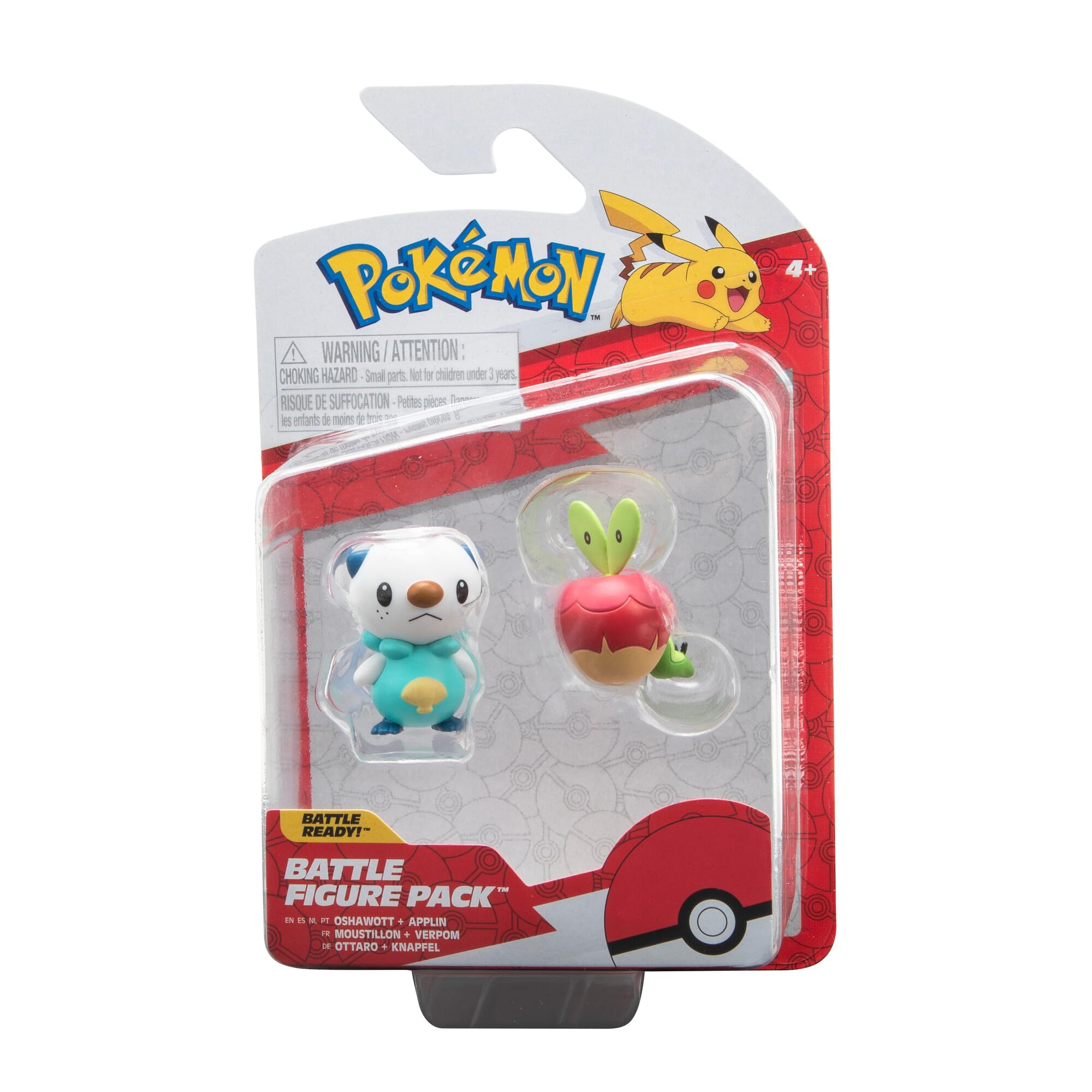 Pokemon - Battle Figure Pack (Oshawott + Applin) /Toys