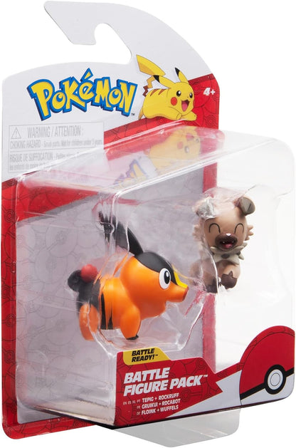 Pokémon PKW3001 Battle Figure Set - Floink Wuffels - offizielles Battlefigurenset Figurenset Floink & Wuffels