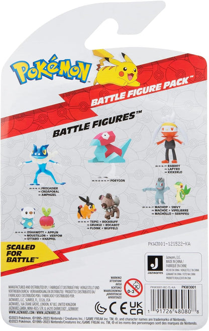 Pokémon PKW3001 Battle Figure Set - Floink Wuffels - offizielles Battlefigurenset Figurenset Floink & Wuffels