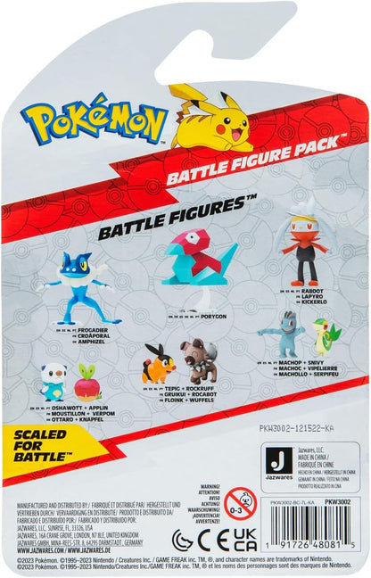 Pokémon PKW3002 Battle Figure Set - Machollo Serpifeu - offizielles Battlefigurenset Figurenset Machollo & Serpifeu