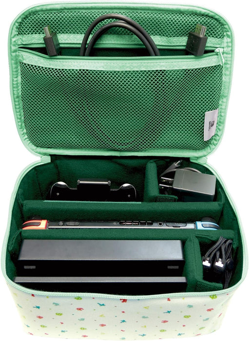 Hori Carry All Travel Carrying Storage Case for Console and Dock (Animal Crossing) - Nintendo Switch Lite  (Nintendo Switch