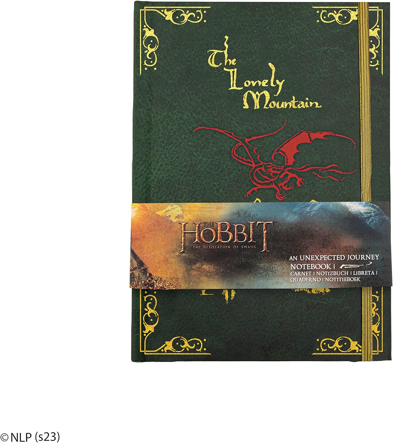 Cinereplicas Der Herr der Ringe - Der kleine Hobbit Hardcover Notizbuch mit faltbarer Karte 160p 14.5 * 21cm - Official License
