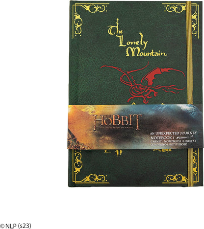 Cinereplicas Der Herr der Ringe - Der kleine Hobbit Hardcover Notizbuch mit faltbarer Karte 160p 14.5 * 21cm - Official License