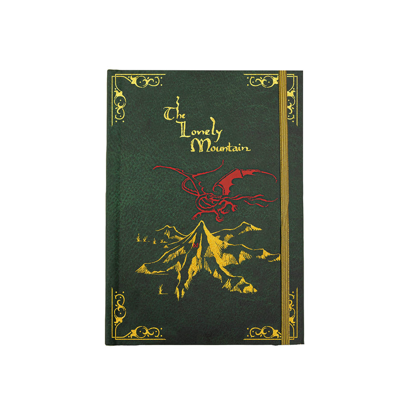 Cinereplicas Der Herr der Ringe - Der kleine Hobbit Hardcover Notizbuch mit faltbarer Karte 160p 14.5 * 21cm - Official License