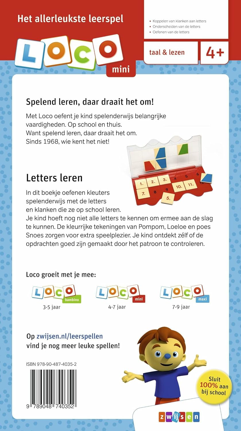 Loco Mini Rompompom ik leer letters