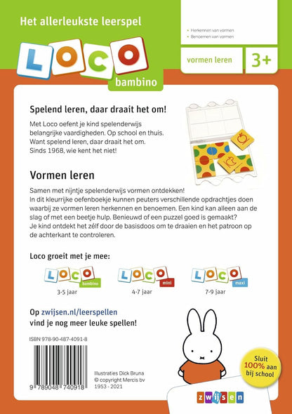 Oefenen met Nijntje: ik leer vormen Loco Bambino (9%) (74091)