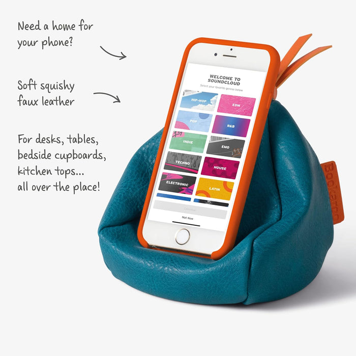 Bookaroo Little Bean Bag Phone Rest - Yellow, Phone Holder