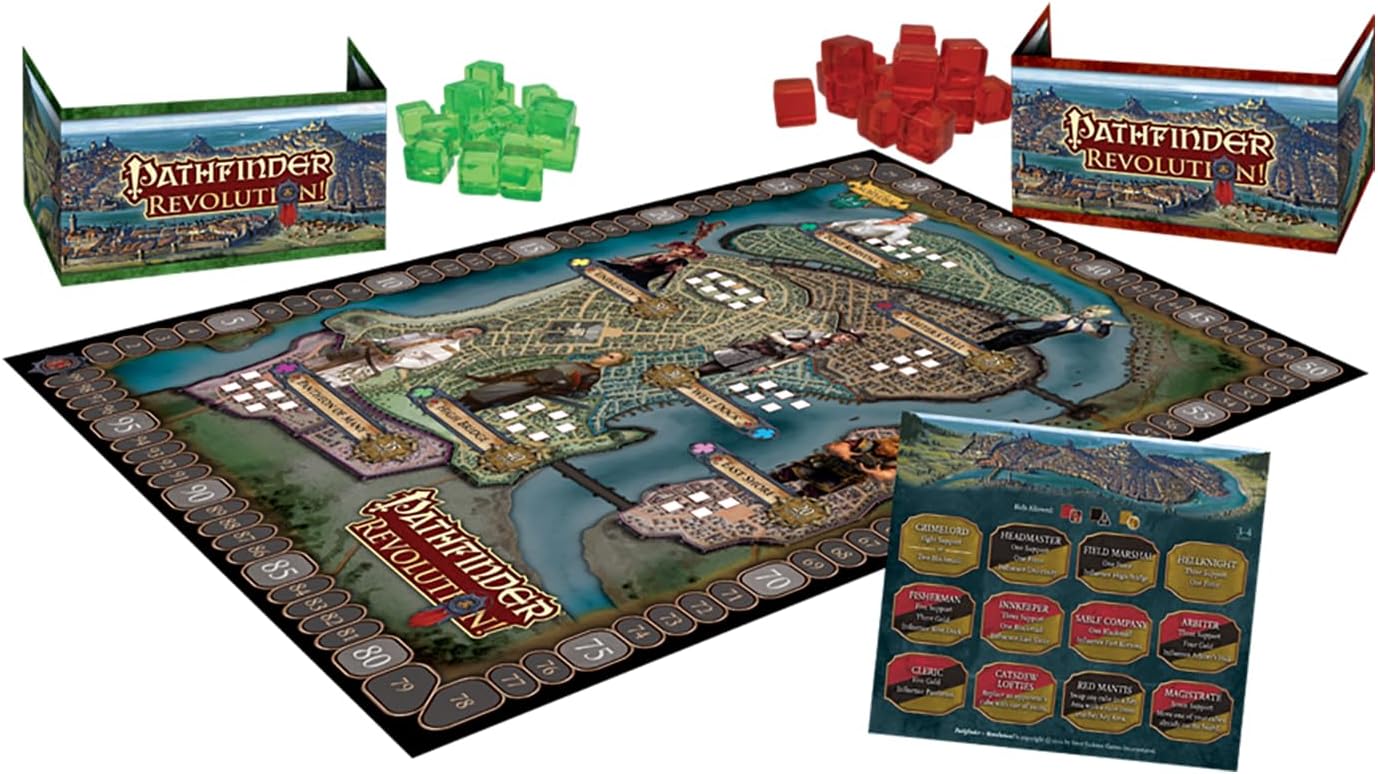 Pathfinder Revolution Bidding Board Game