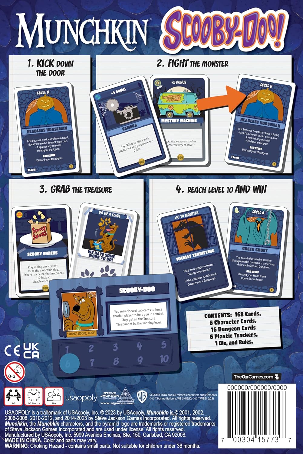 Munchkin Scooby-Doo Card Game | Based on The Steve Jackson Munchkin Series | Featuring Scooby-Doo and Mystery Inc. Characters | Officially Licensed Card Game