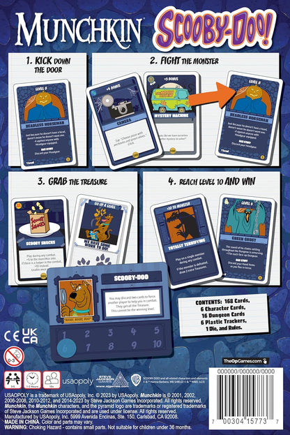 Munchkin Scooby-Doo Card Game | Based on The Steve Jackson Munchkin Series | Featuring Scooby-Doo and Mystery Inc. Characters | Officially Licensed Card Game