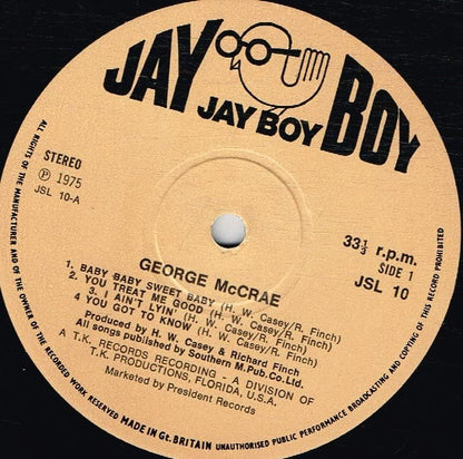 GEORGE McCRAE It's Been So Long UK 7" 45