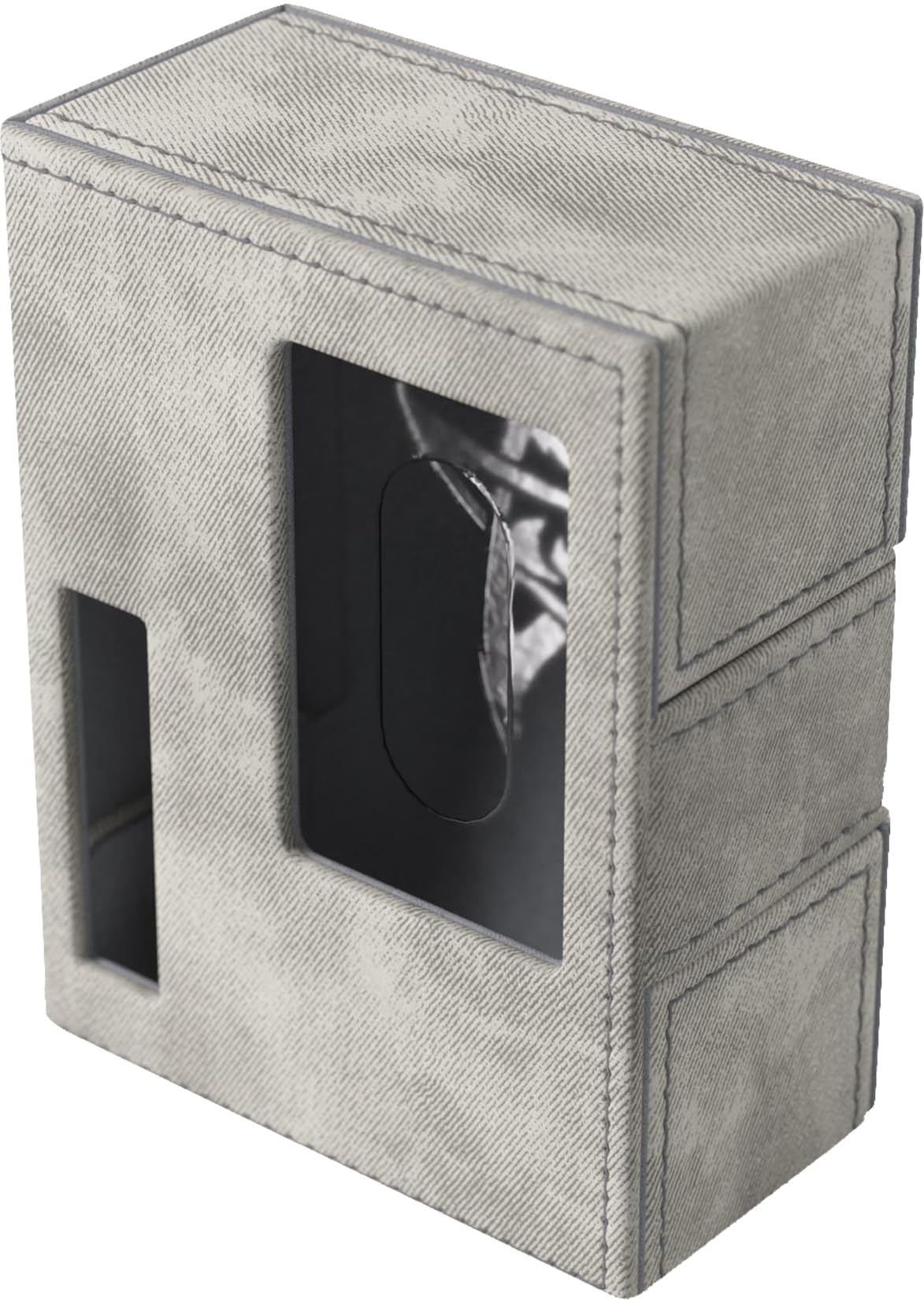 Gamegenic Arkham Horror Investigator Deck Tome - Premium Deck Box for Arkham Horror: The Card Game, Holds a Full Investigator Deck, Neutral - Gray Color, Made