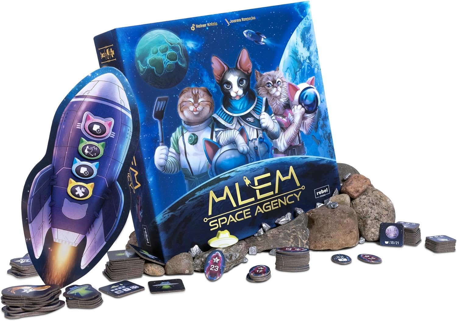 Rebel | MLEM Space Agency | Board Game | Ages 8+ | 2-5 Players | 45-60 Minutes Playing Time