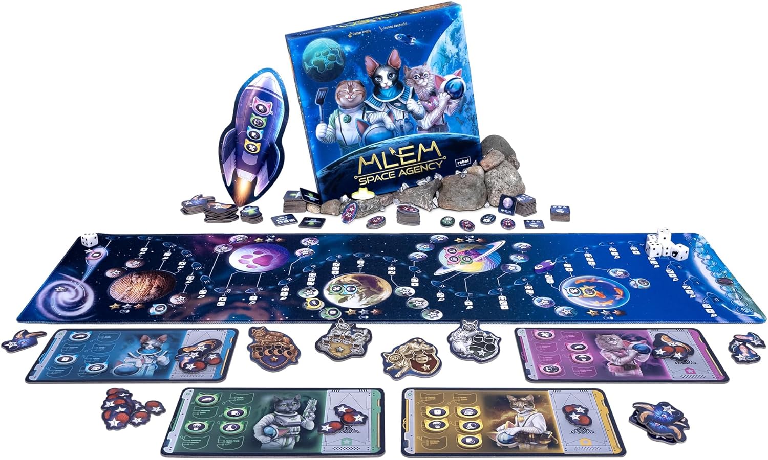 Rebel | MLEM Space Agency | Board Game | Ages 8+ | 2-5 Players | 45-60 Minutes Playing Time