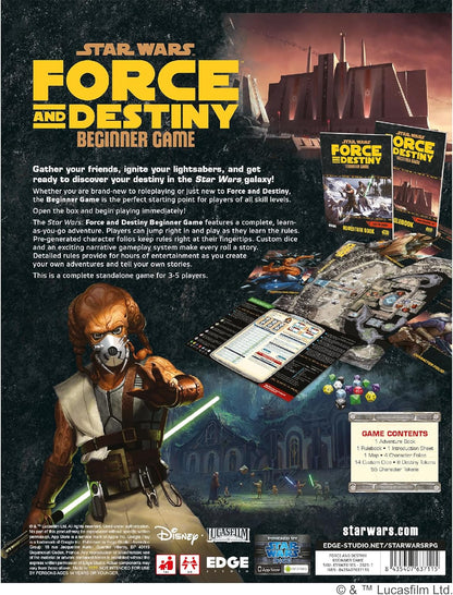Edge, Destiny RPG: Beginner Game, RPG, Ages 14 plus, 3-5 Players