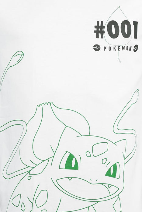 Difuzed Pokemon Bulbasaur Outline T Shirt
