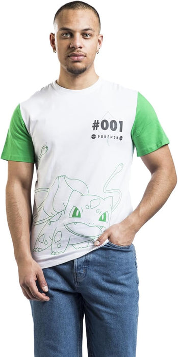 Difuzed Pokemon Bulbasaur Outline T Shirt