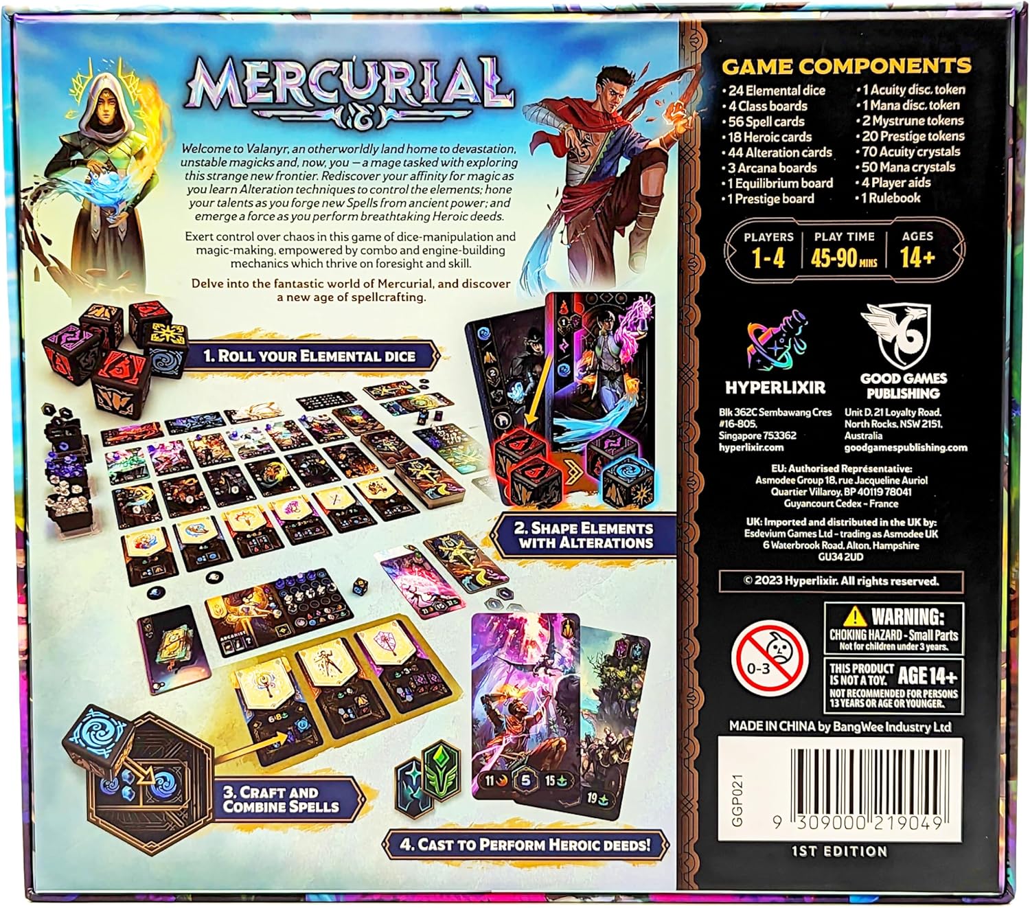 Mercurial by Good Games Publishing, Strategy