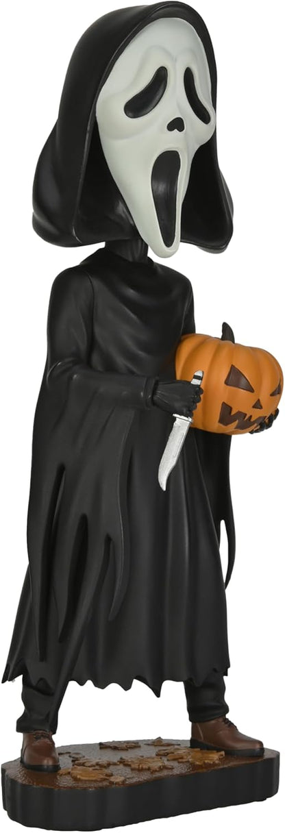 Scream Head Knocker Ghost Face with Pumpkin 20 cm