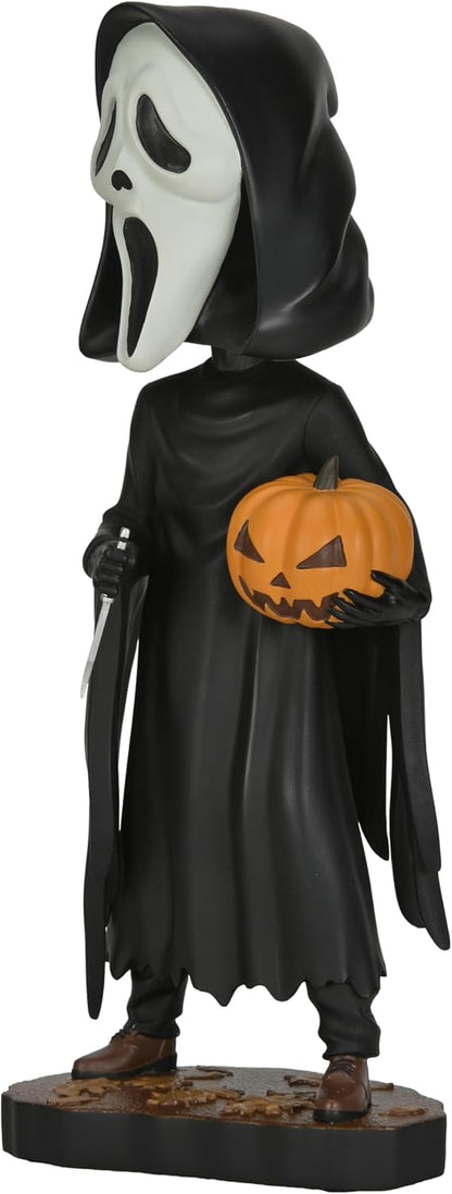 Scream Head Knocker Ghost Face with Pumpkin 20 cm