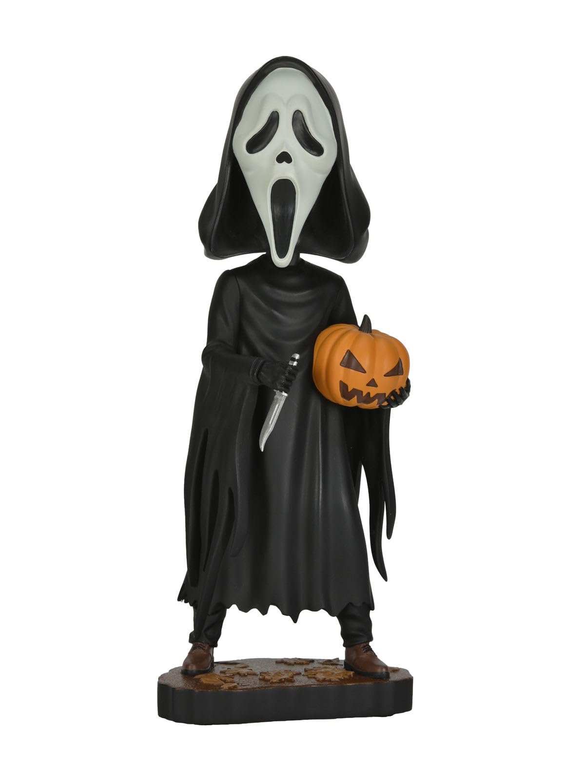 Scream Head Knocker Ghost Face with Pumpkin 20 cm