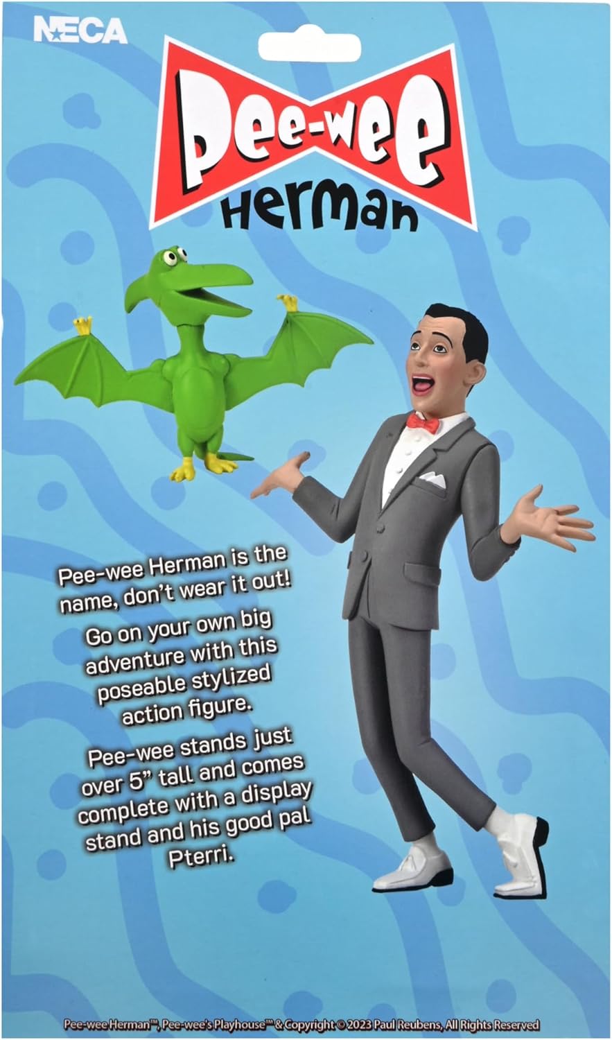NECA Pee-Wee Herman figurine Toony Classics Pee-Wee & Pterri 15 cm
