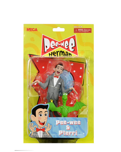 NECA Pee-Wee Herman figurine Toony Classics Pee-Wee & Pterri 15 cm