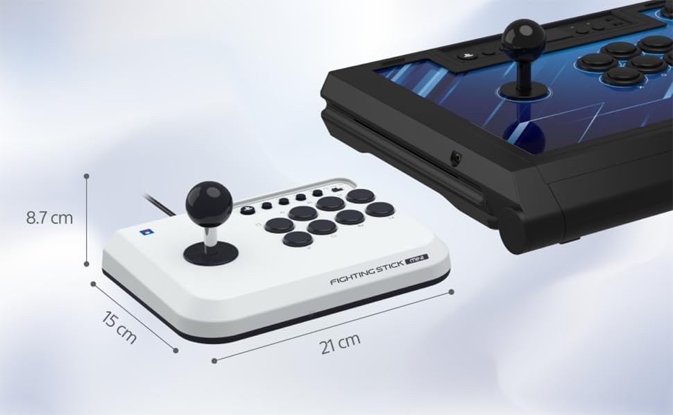 Hori Fighting Stick Mini for PS5® console, PS4® console, and PC - Officially Licensed by Sony