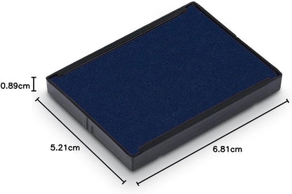 Trodat 4927 Replacement Pad - Blue (Pack of 2),5.2 x 6.8 x 0.9 cm;